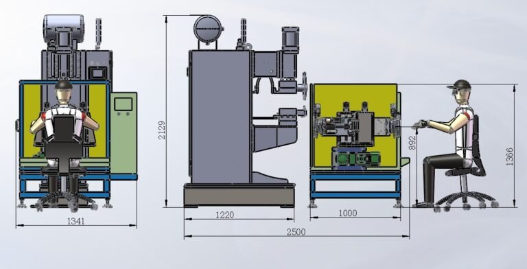 Kayış Otomatik Çift Kafa Kaynak Makinesi-Makine Teknik Parametreleri ve Açıklaması